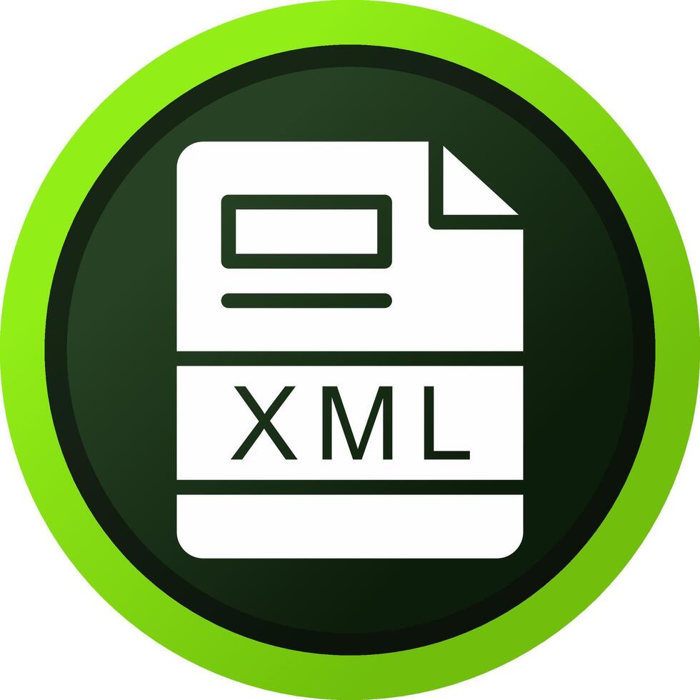 XML Creative Icon Design vector