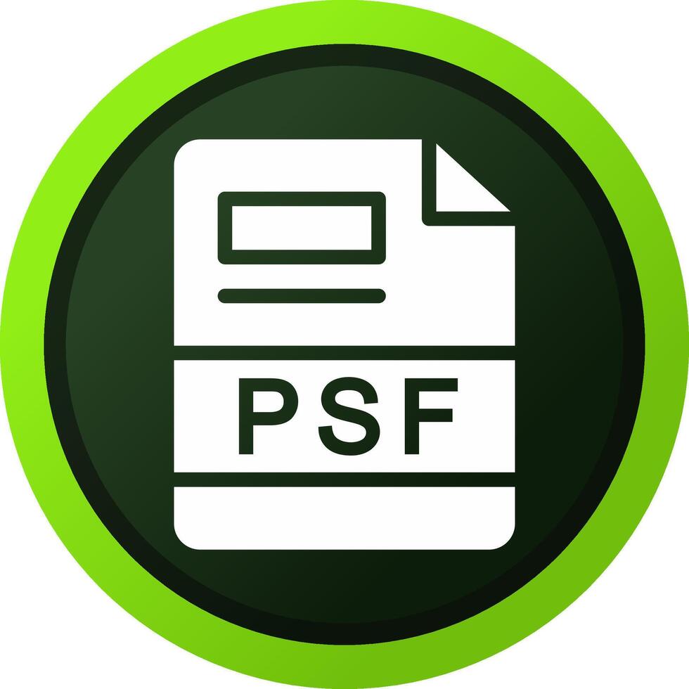 PSF Creative Icon Design vector