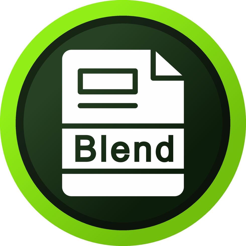 Blend Creative Icon Design vector