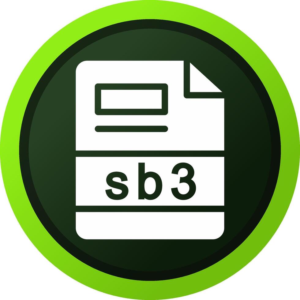 sb3 creativo icono diseño vector