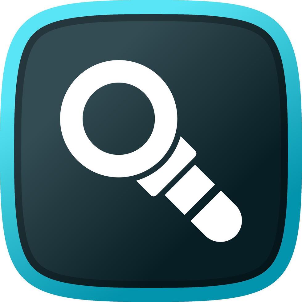 Magnifying Glass Creative Icon Design vector
