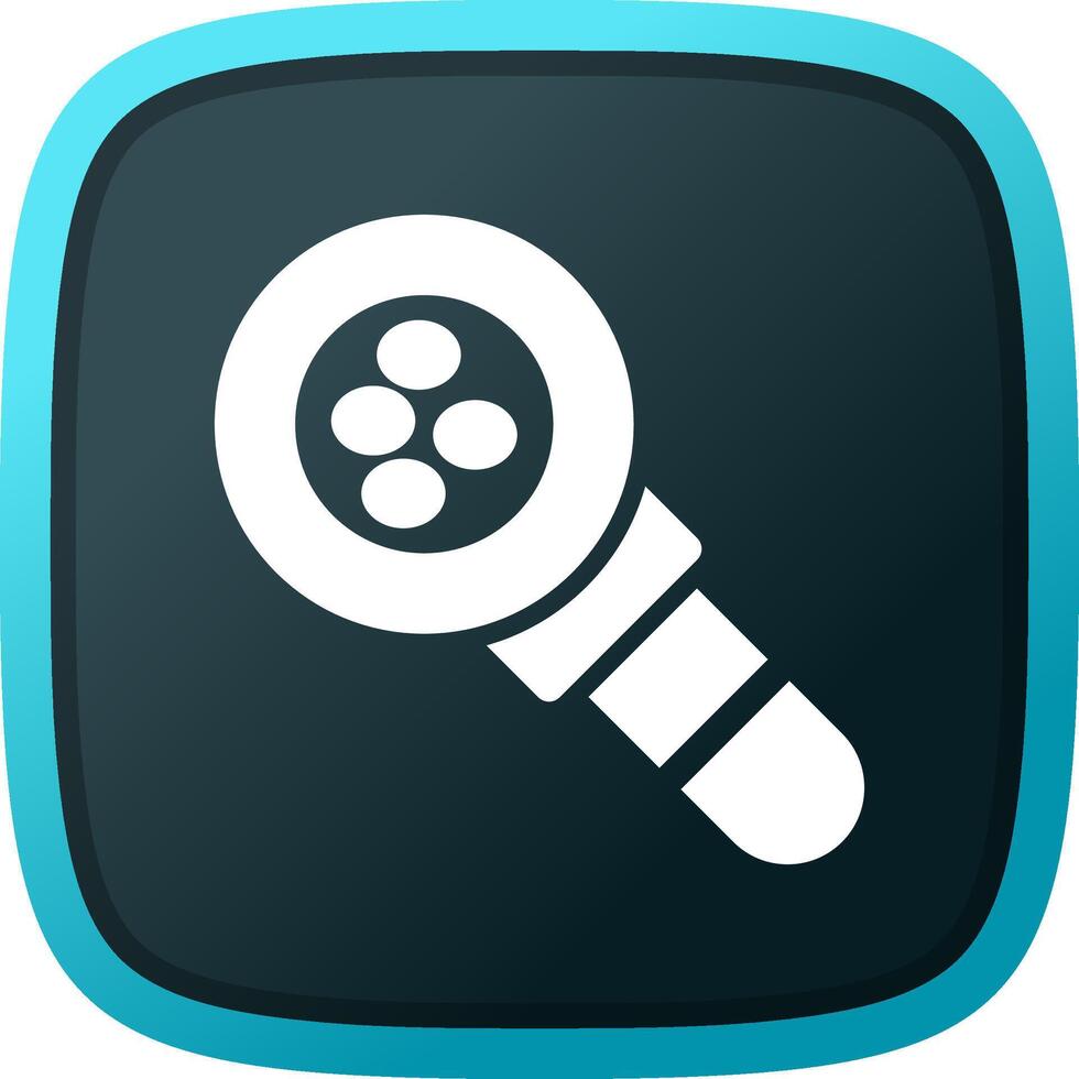 Magnifying Glass Creative Icon Design vector
