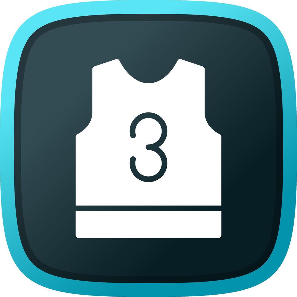 Basketball Jersey Creative Icon Design vector
