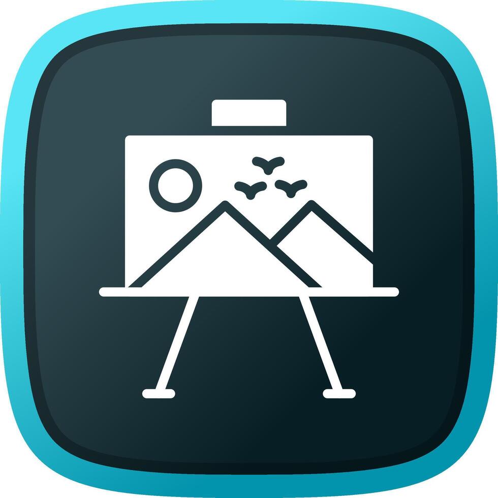Paint Canvas Creative Icon Design vector