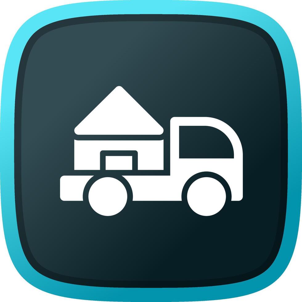 Moving Truck Creative Icon Design vector