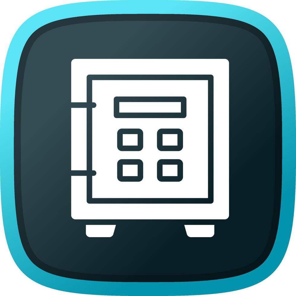 Safe Lock Creative Icon Design vector