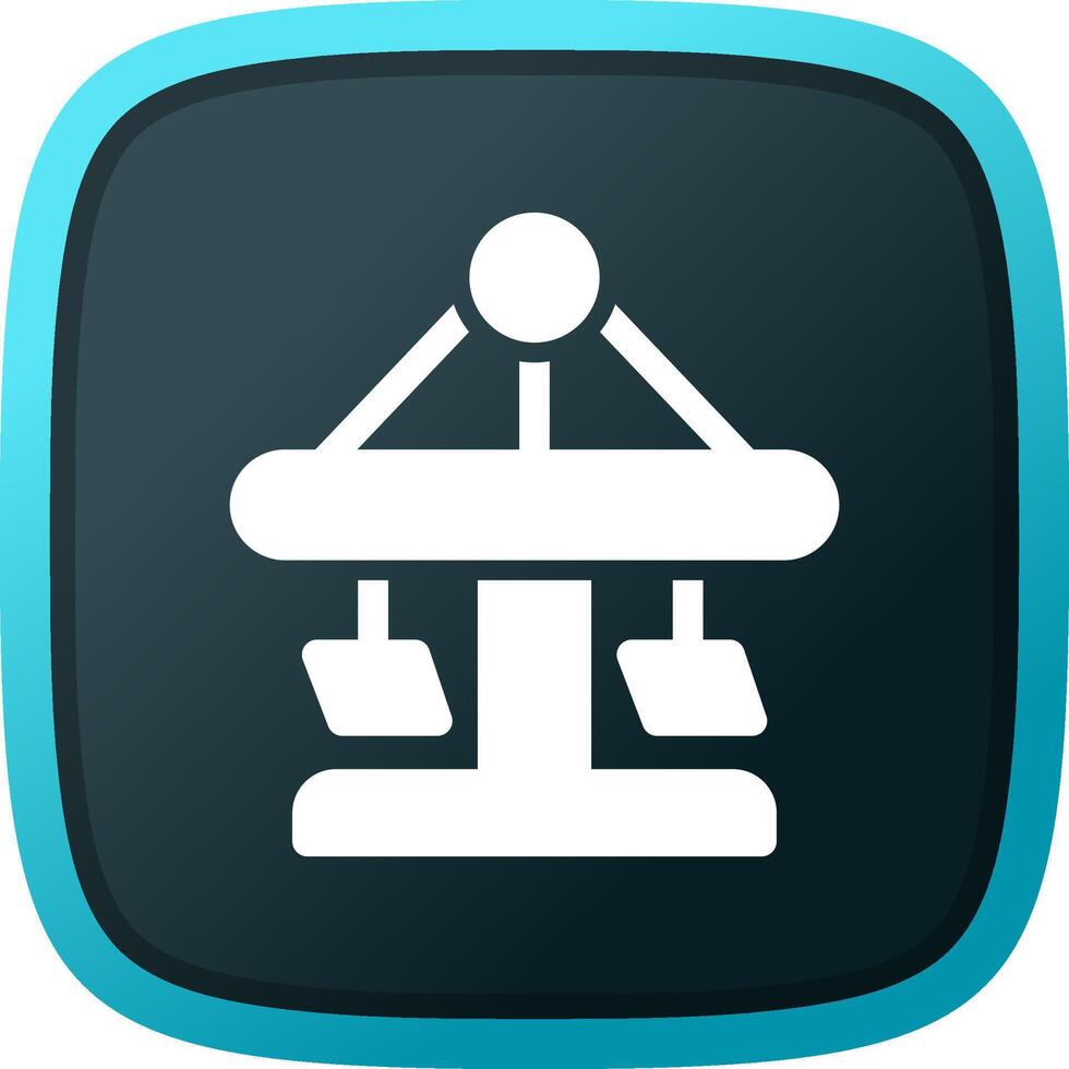 Merry Go Round Creative Icon Design vector
