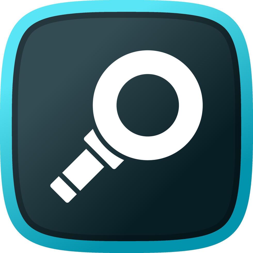 Magnifying Creative Icon Design vector