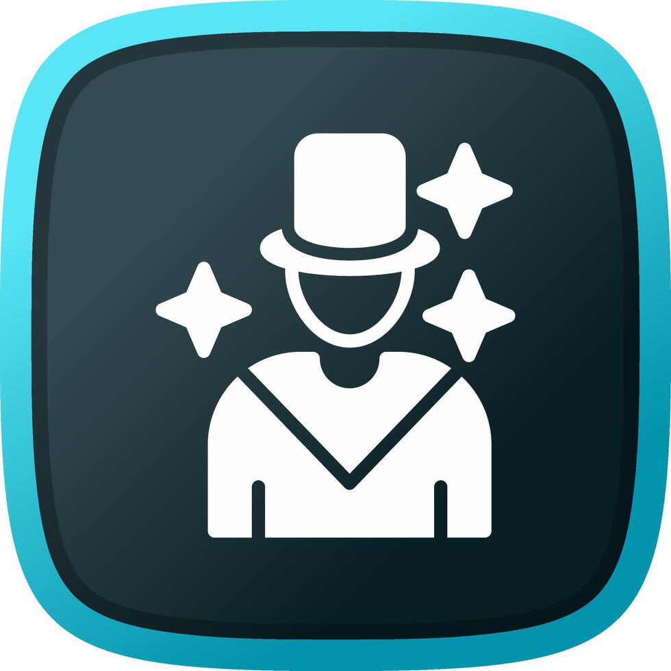 Magician Creative Icon Design vector