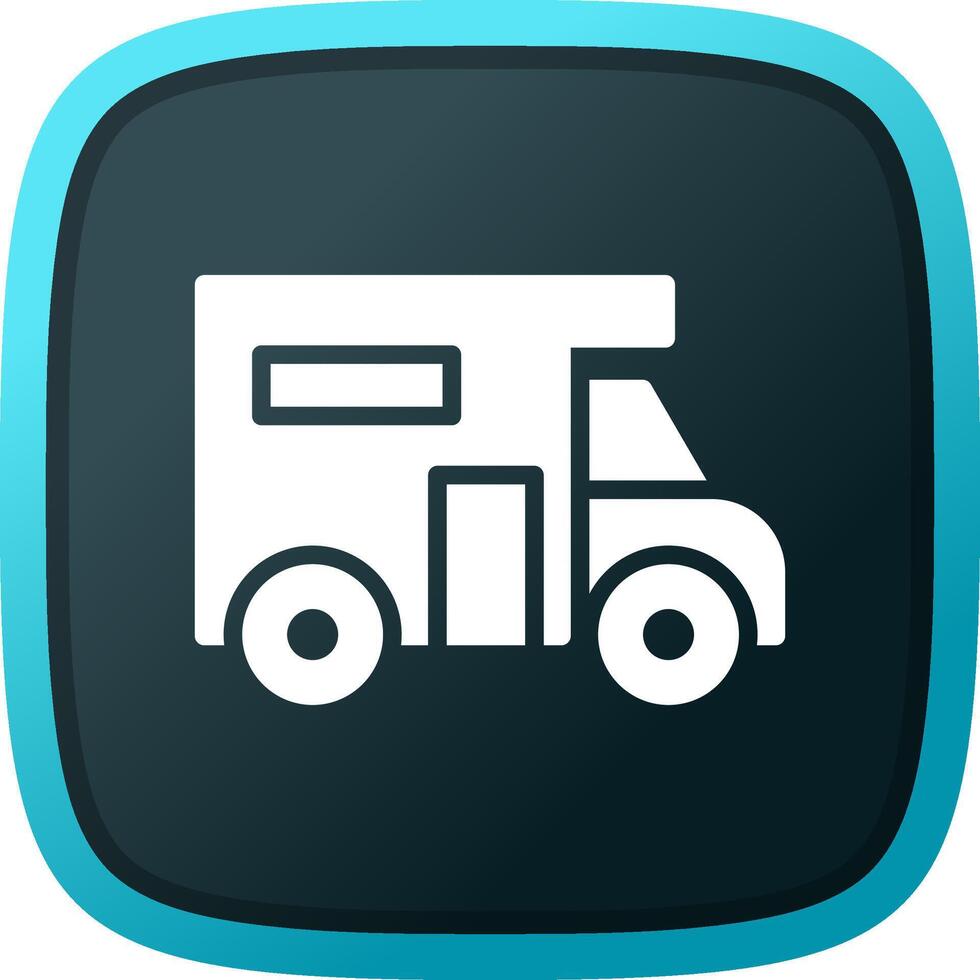Camper Van Creative Icon Design vector