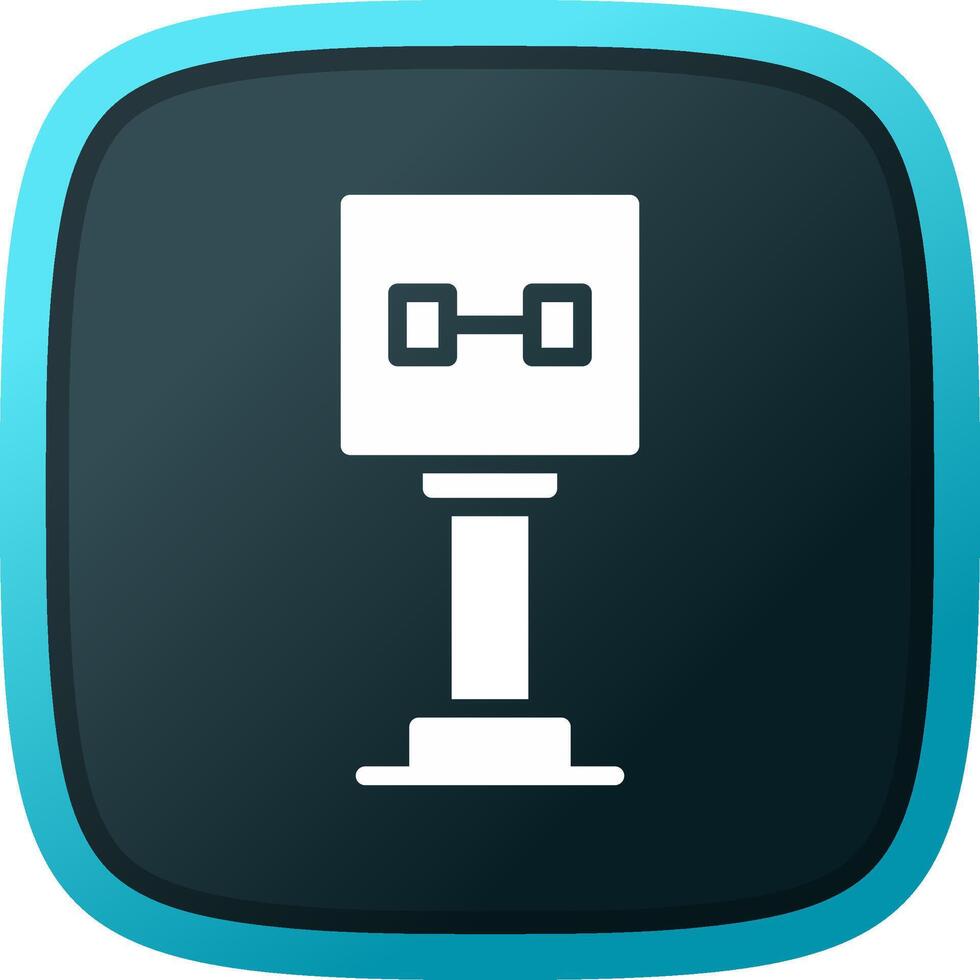 glyph Gradient Corner Design vector