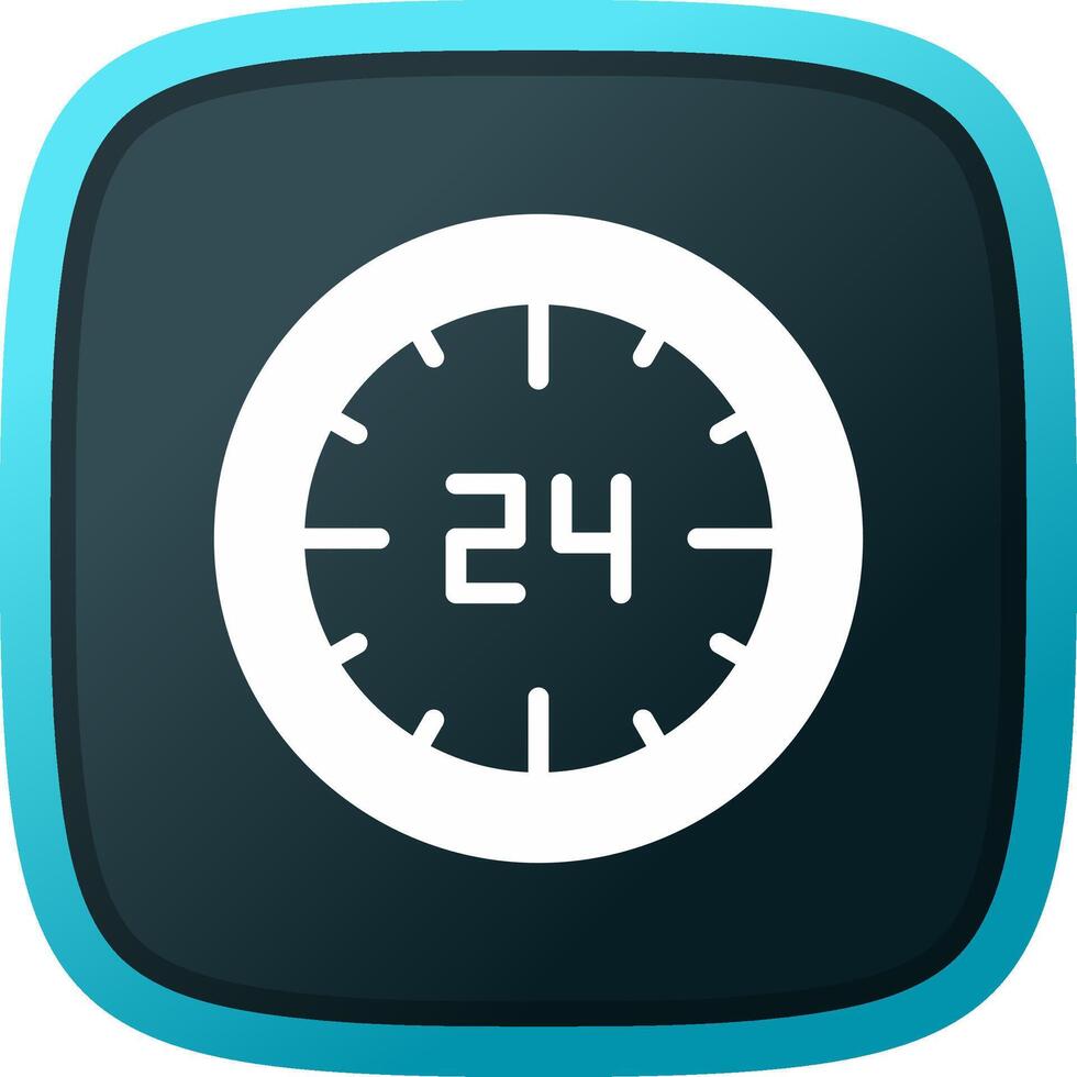 Hours Creative Icon Design vector