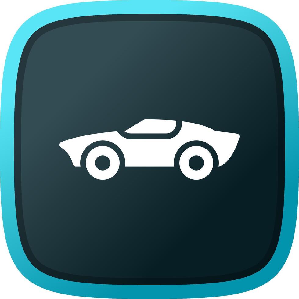 Sports Car Creative Icon Design vector