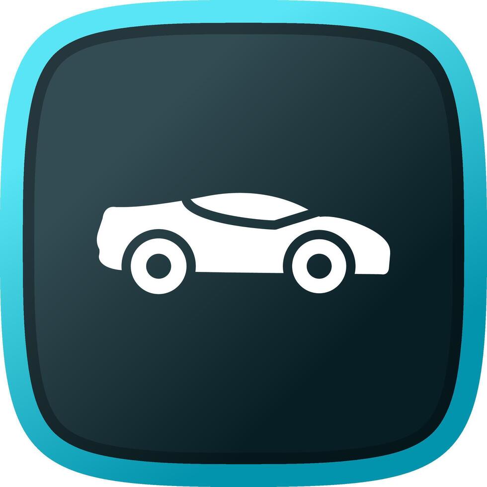 Sports Car Creative Icon Design vector