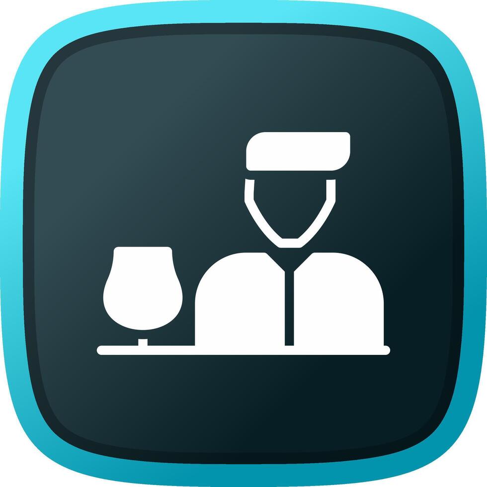 Bartender Creative Icon Design vector