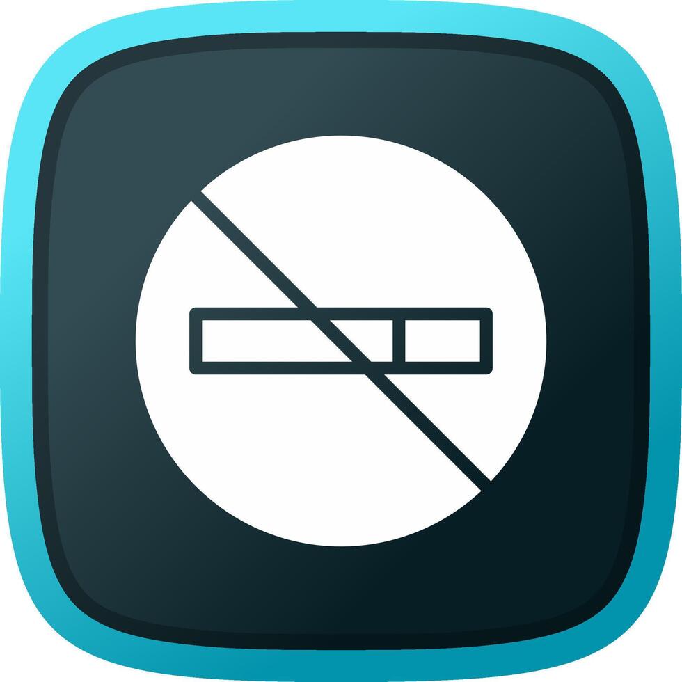 No Smoke Creative Icon Design vector
