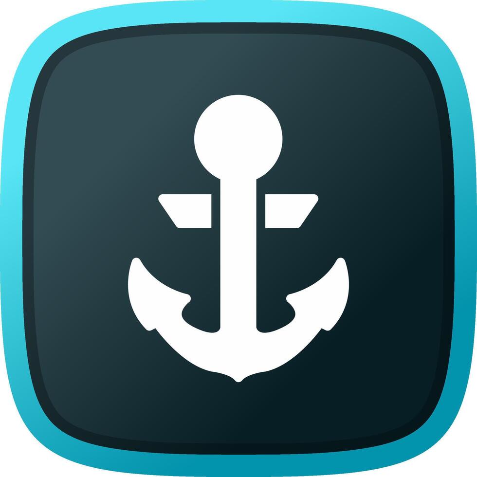 Anchor Creative Icon Design vector