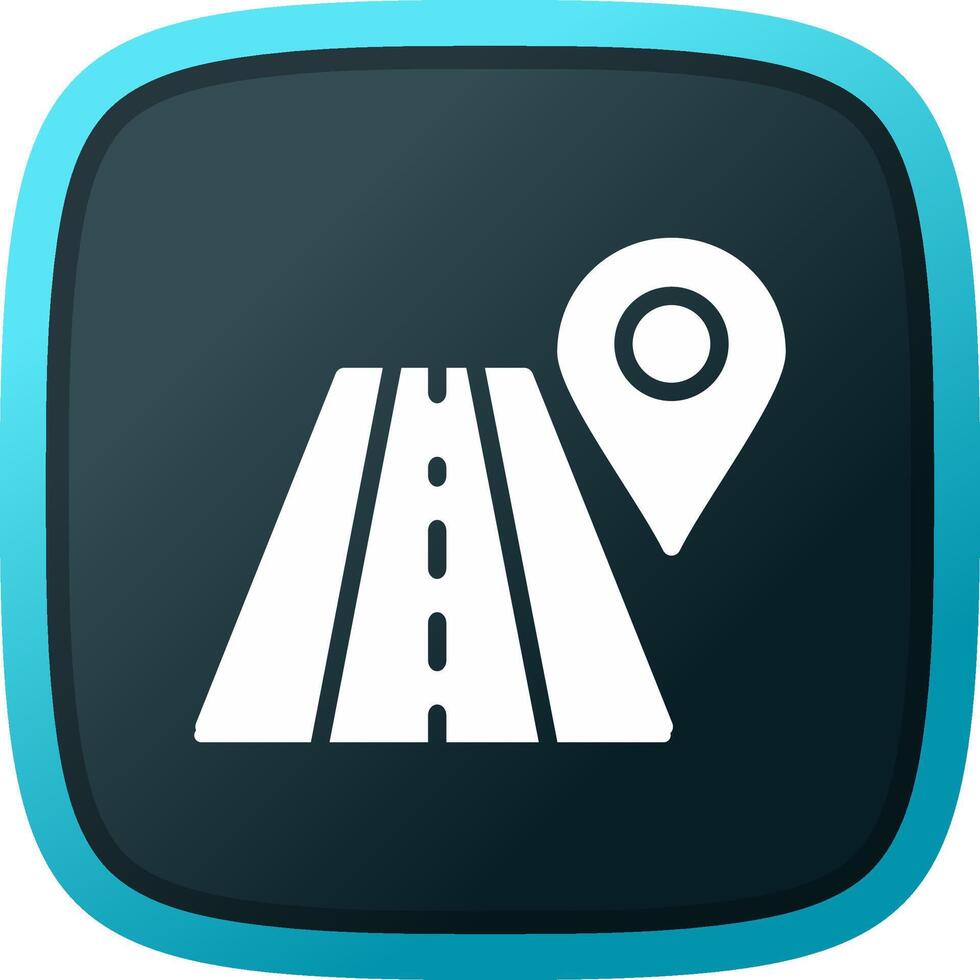 Road Creative Icon Design vector