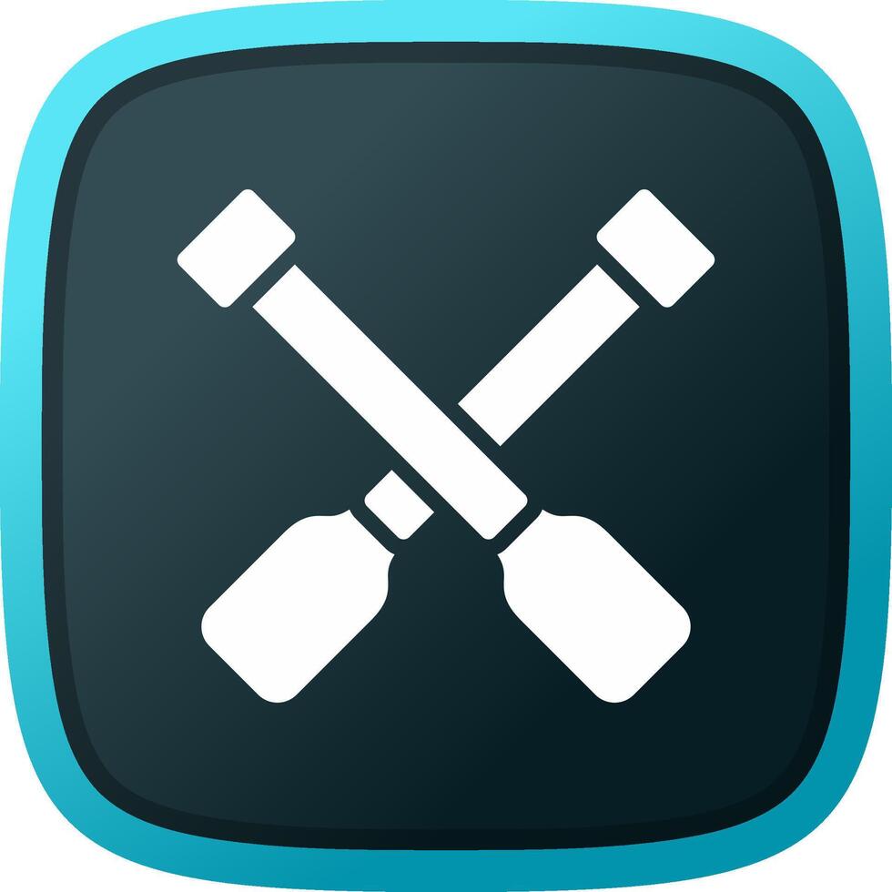 Rowing Creative Icon Design vector