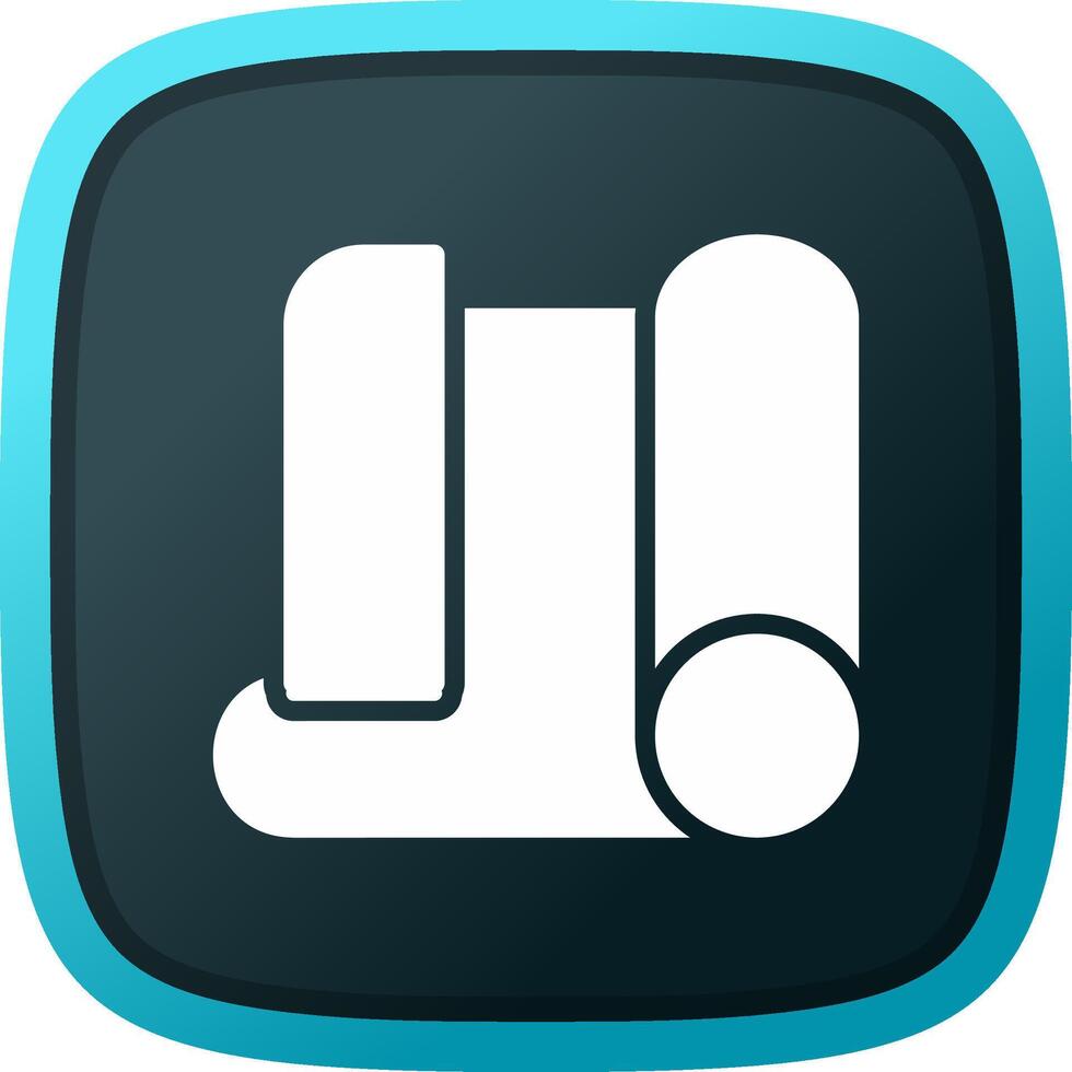 Paper Roll Creative Icon Design vector