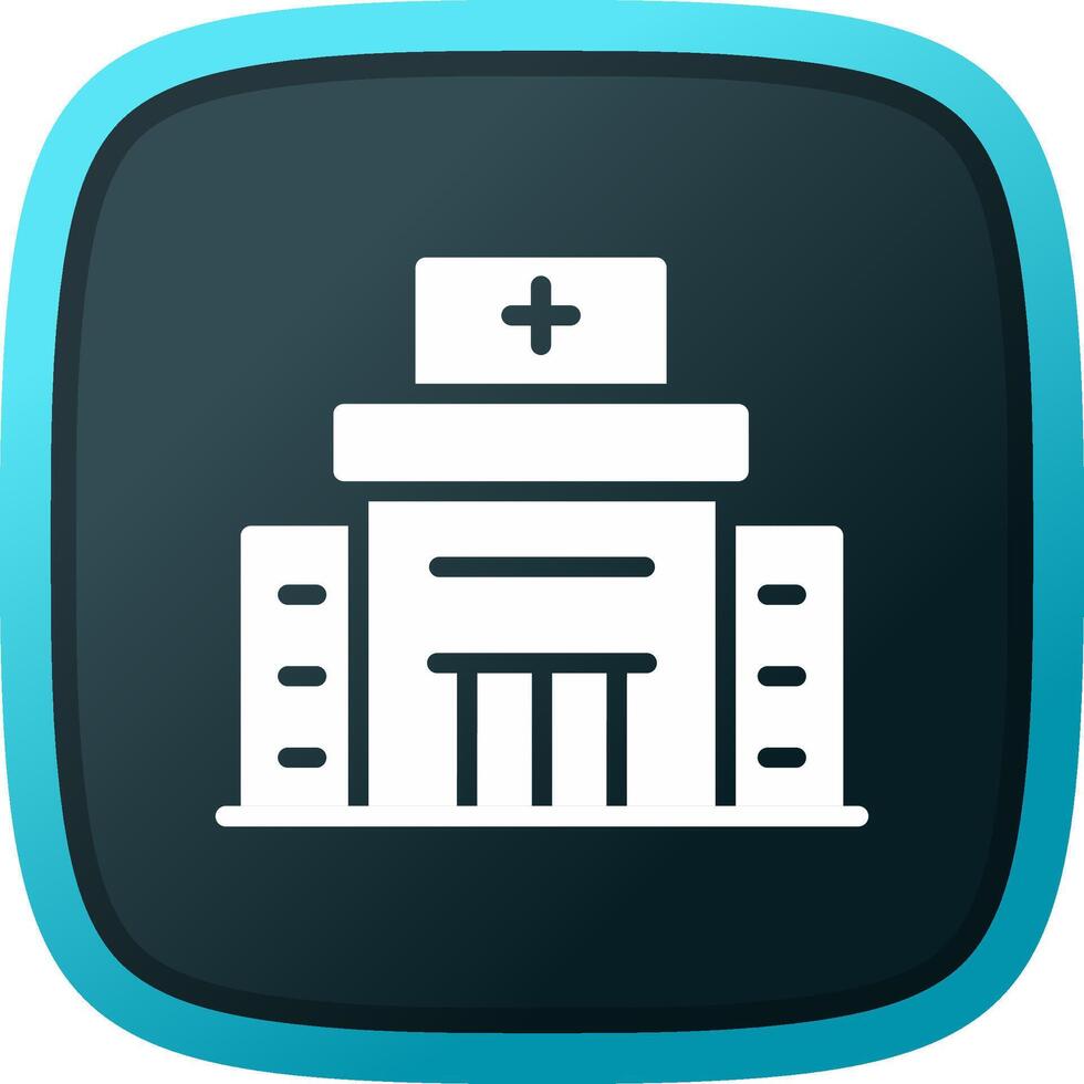 diseño de icono creativo de hospital vector