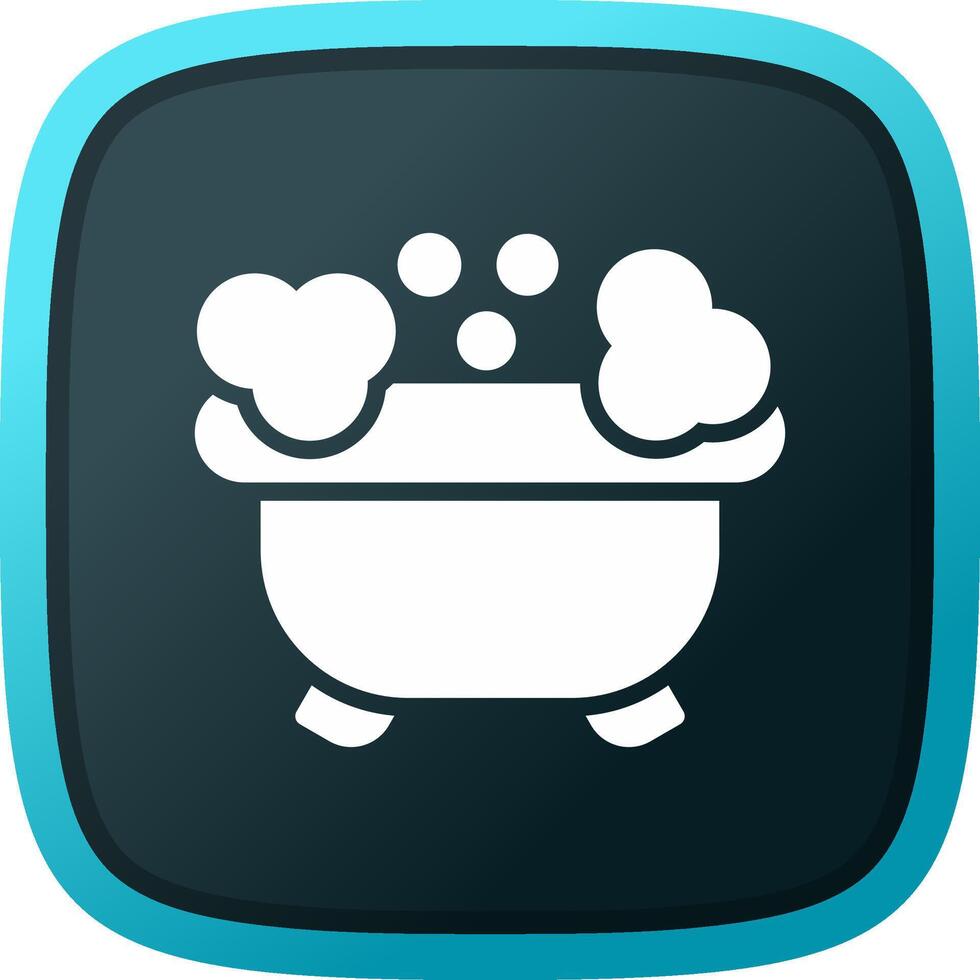 Bathtub Creative Icon Design vector