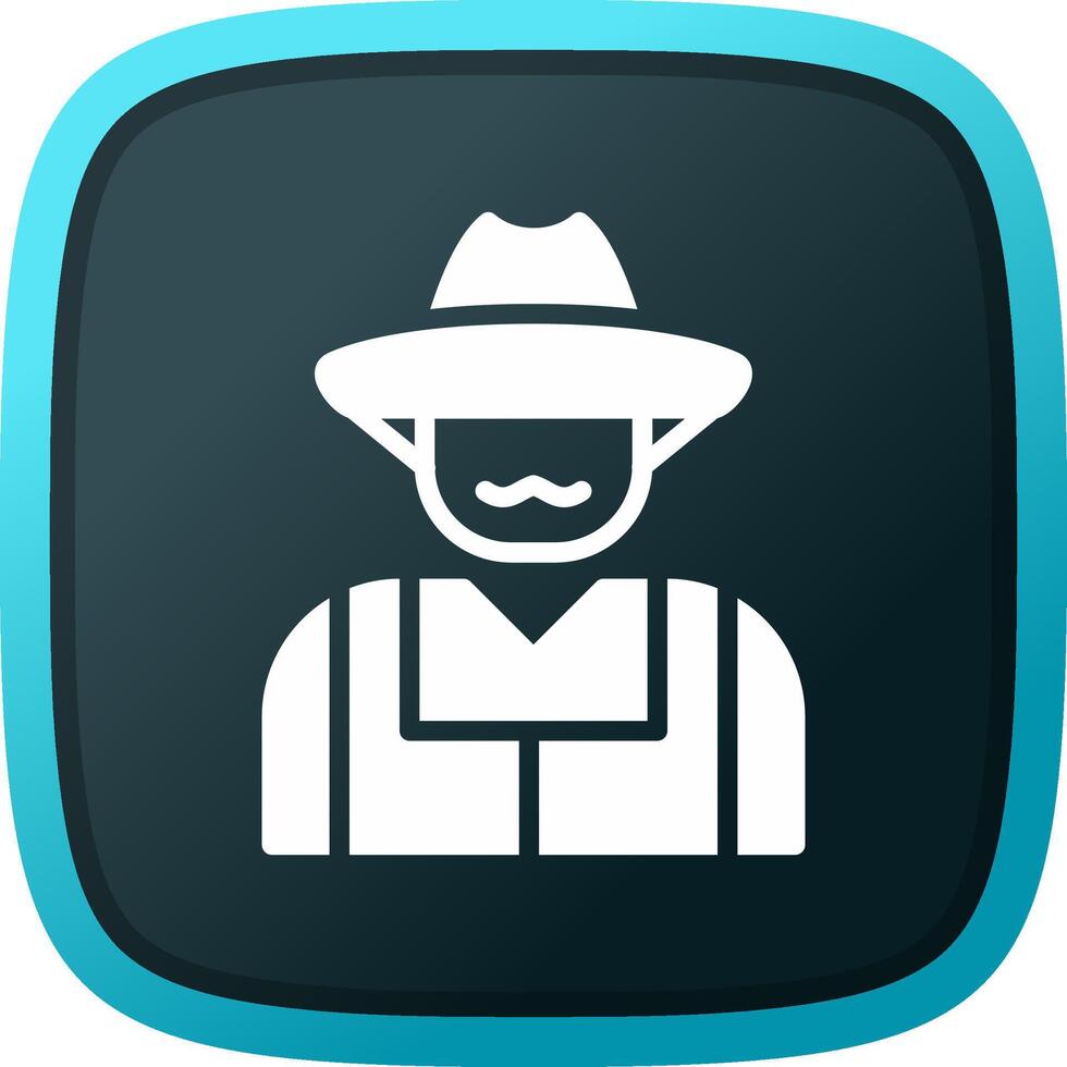 Farmer Creative Icon Design vector