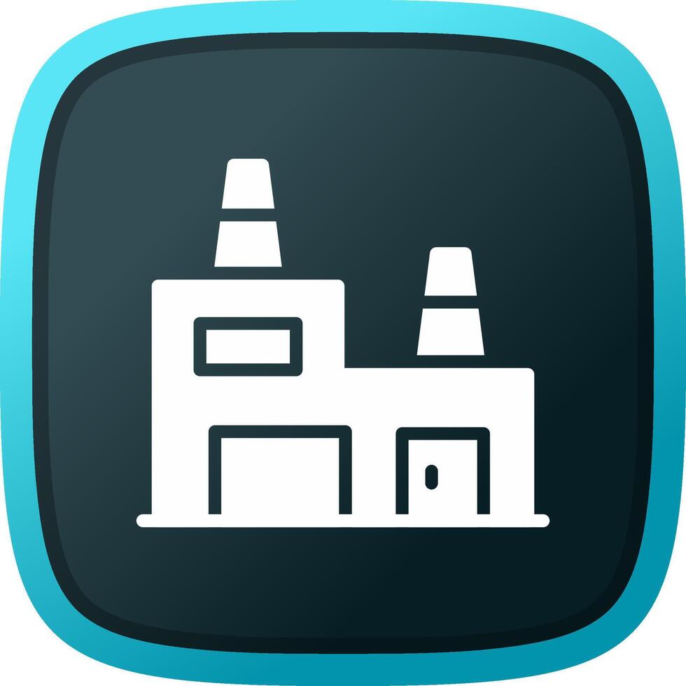 Recycling Plant Creative Icon Design vector