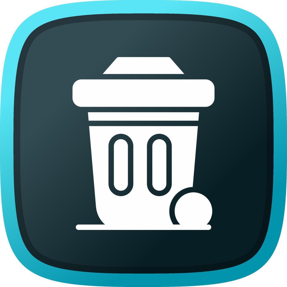 Dustbin Creative Icon Design vector