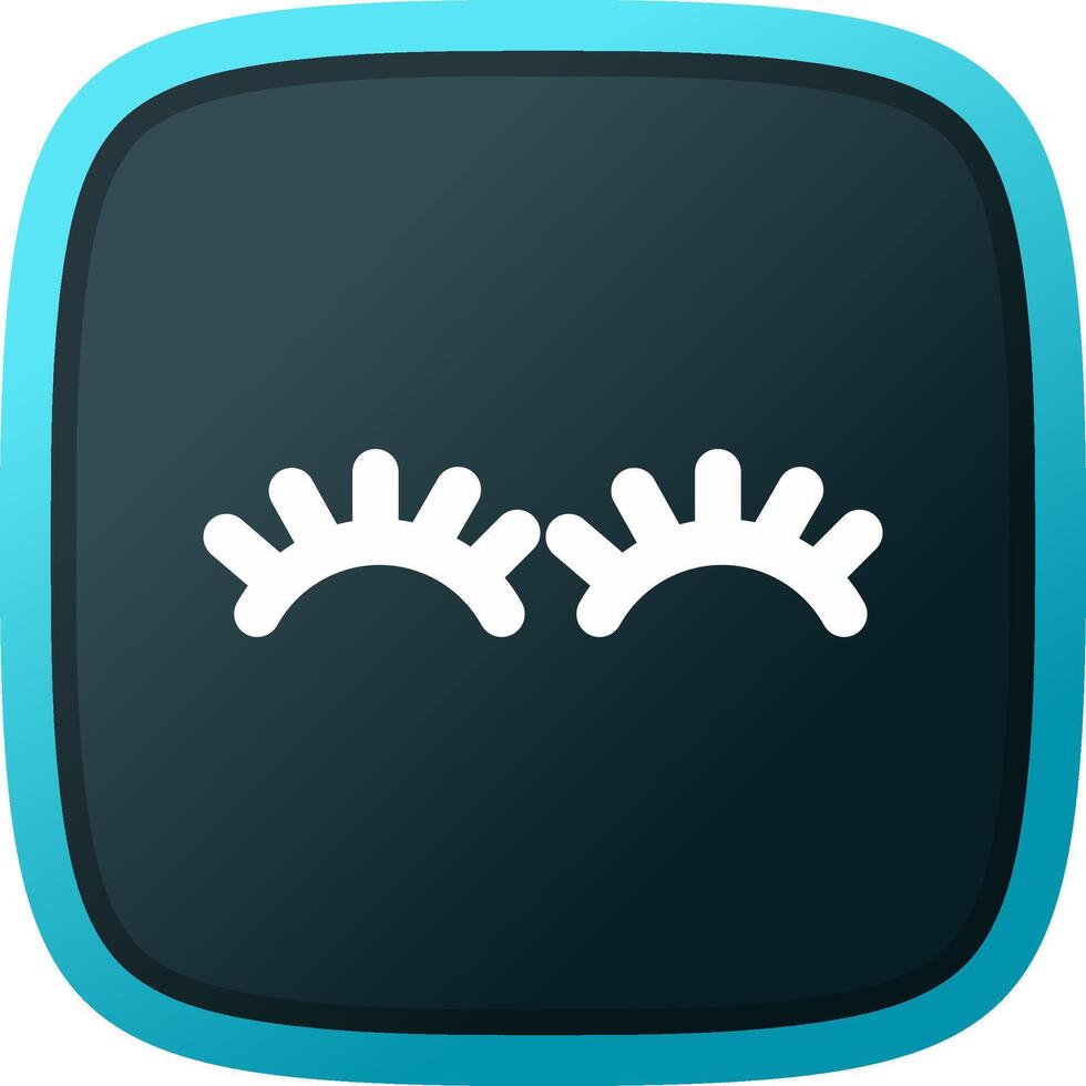 Eyelashes Creative Icon Design vector
