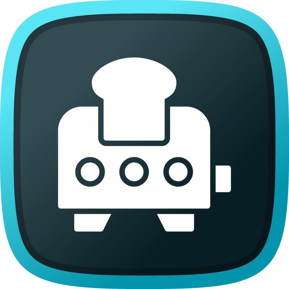 Toaster Creative Icon Design vector