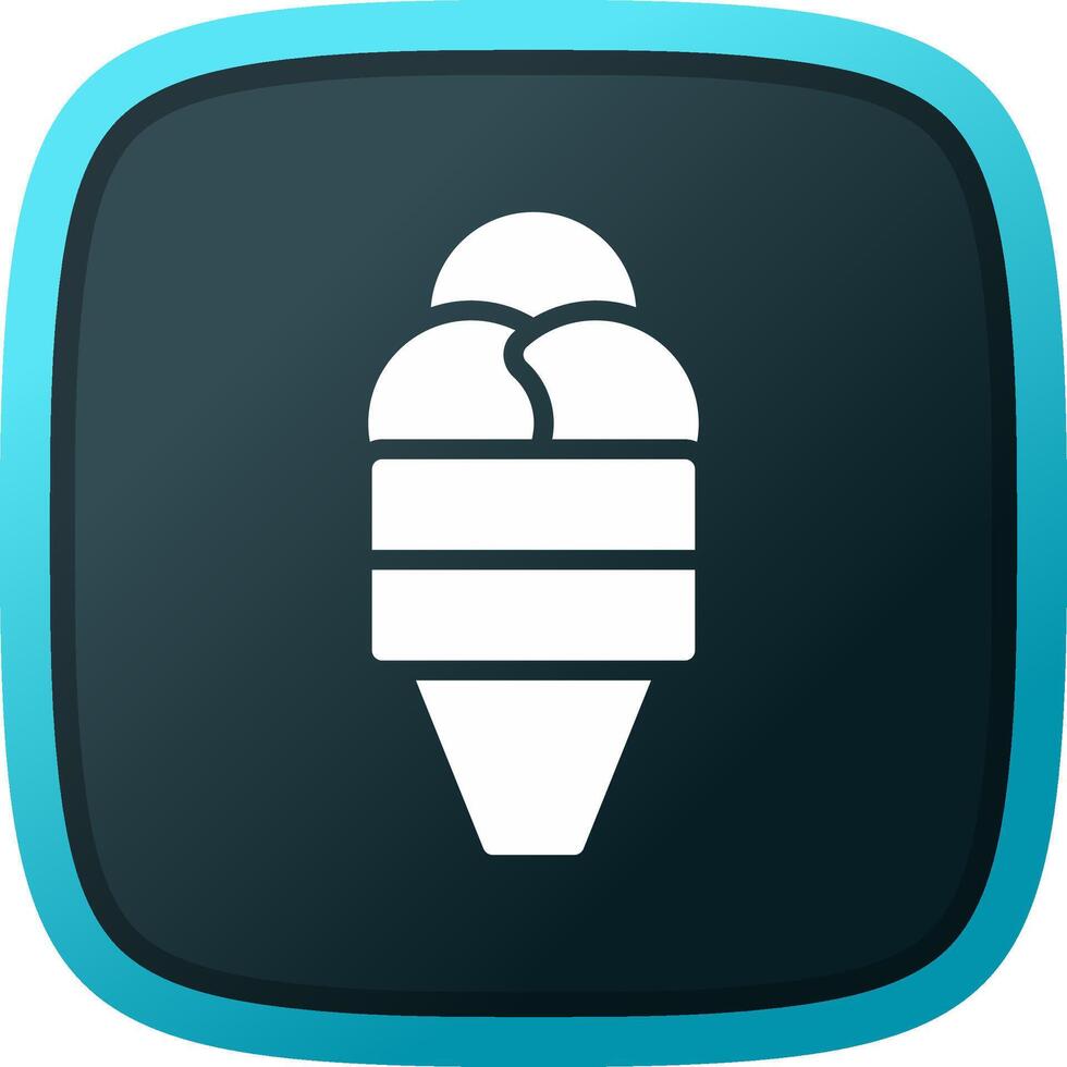 Ice Cream Creative Icon Design vector