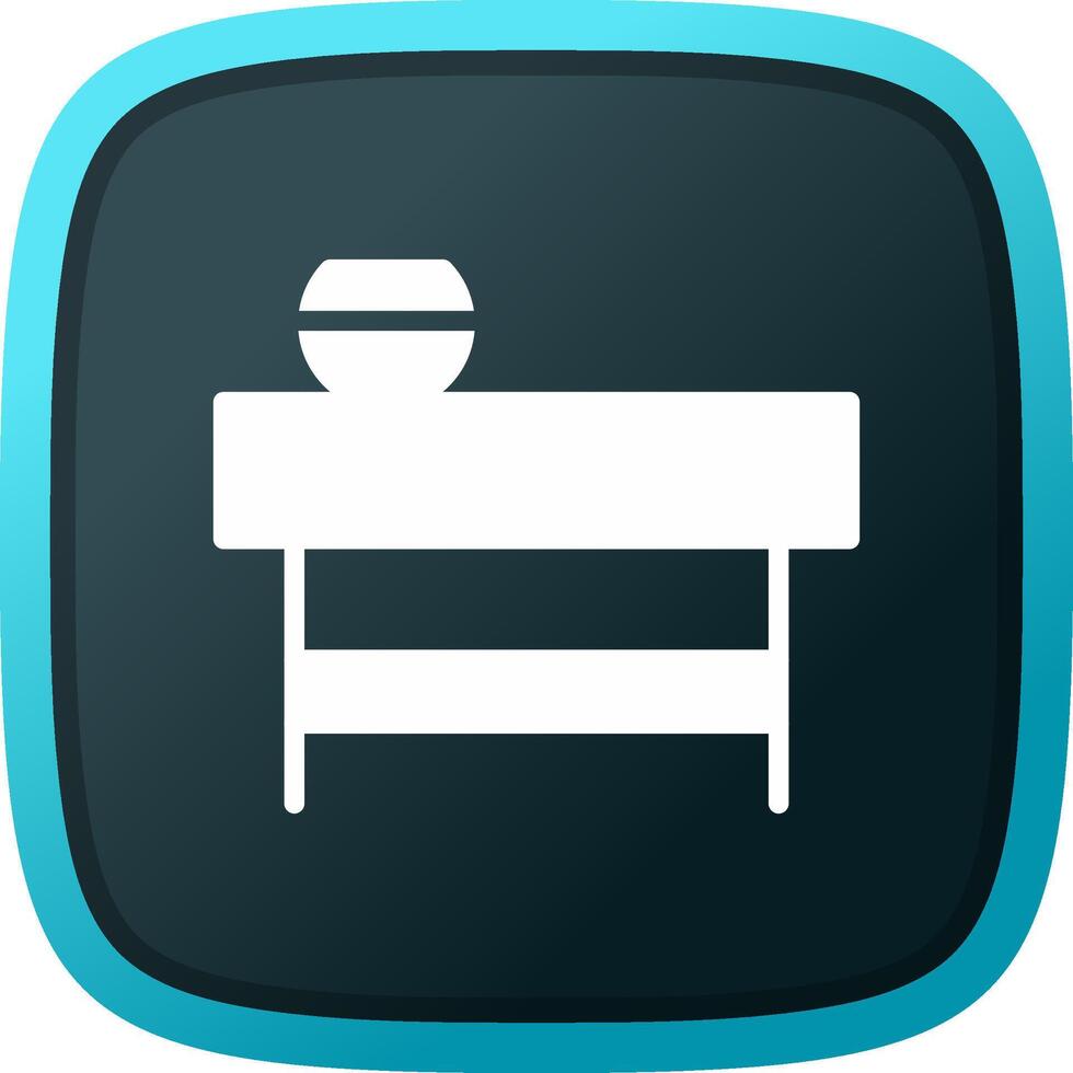 Tea Table Creative Icon Design vector