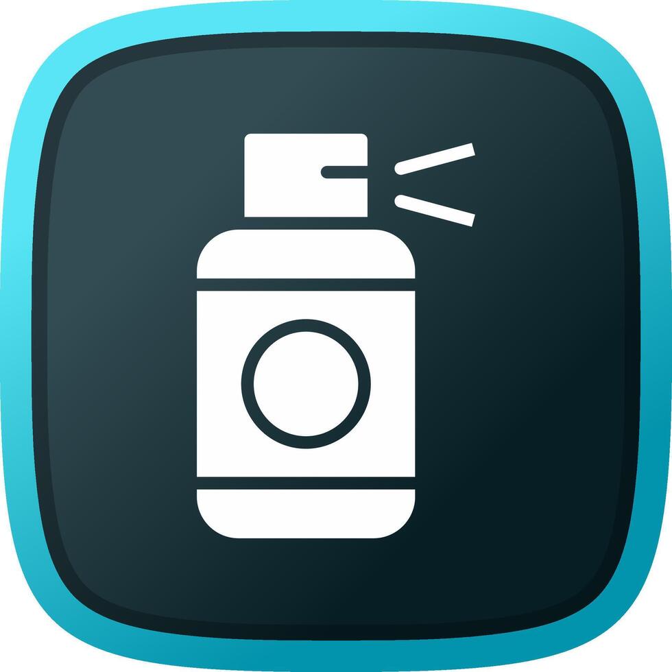 Hairspray Creative Icon Design vector