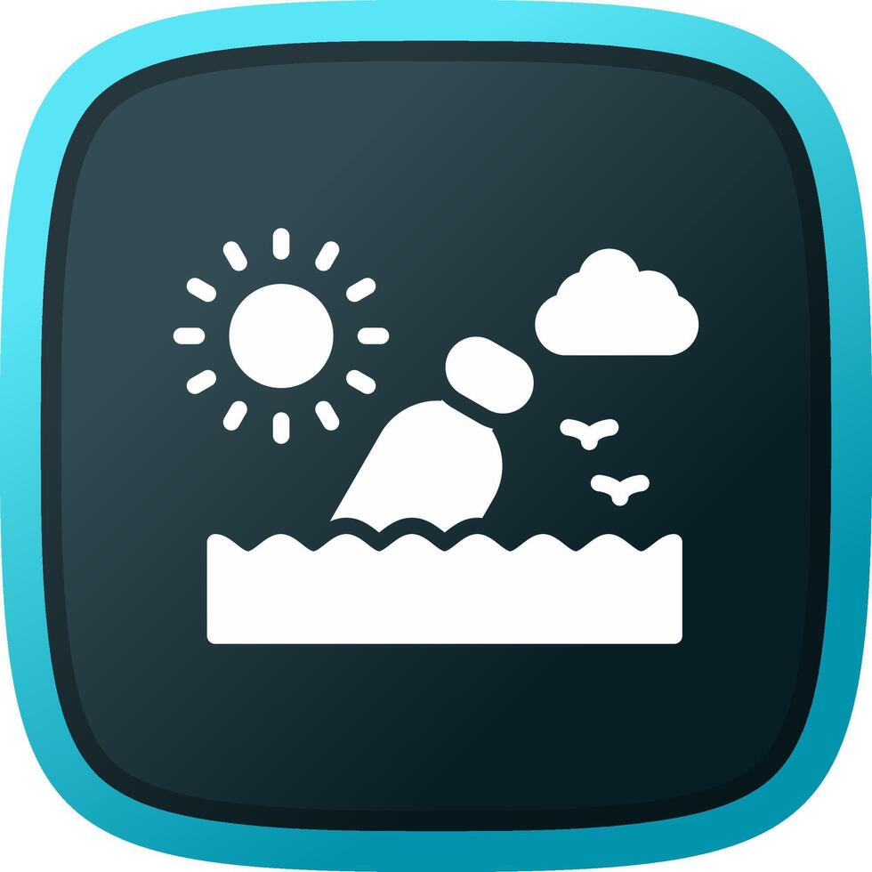 Message In A Bottle Creative Icon Design vector