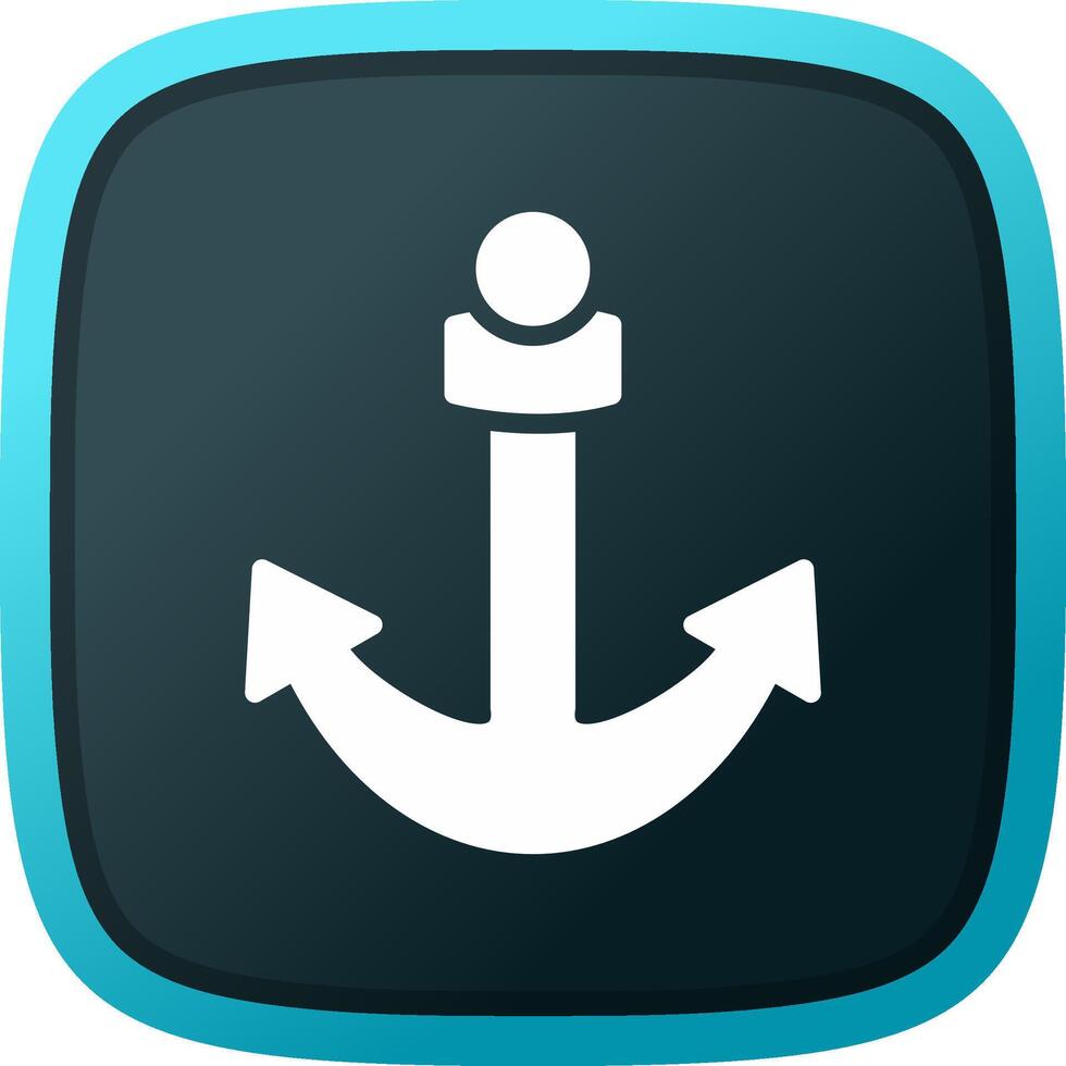 Anchor Creative Icon Design vector