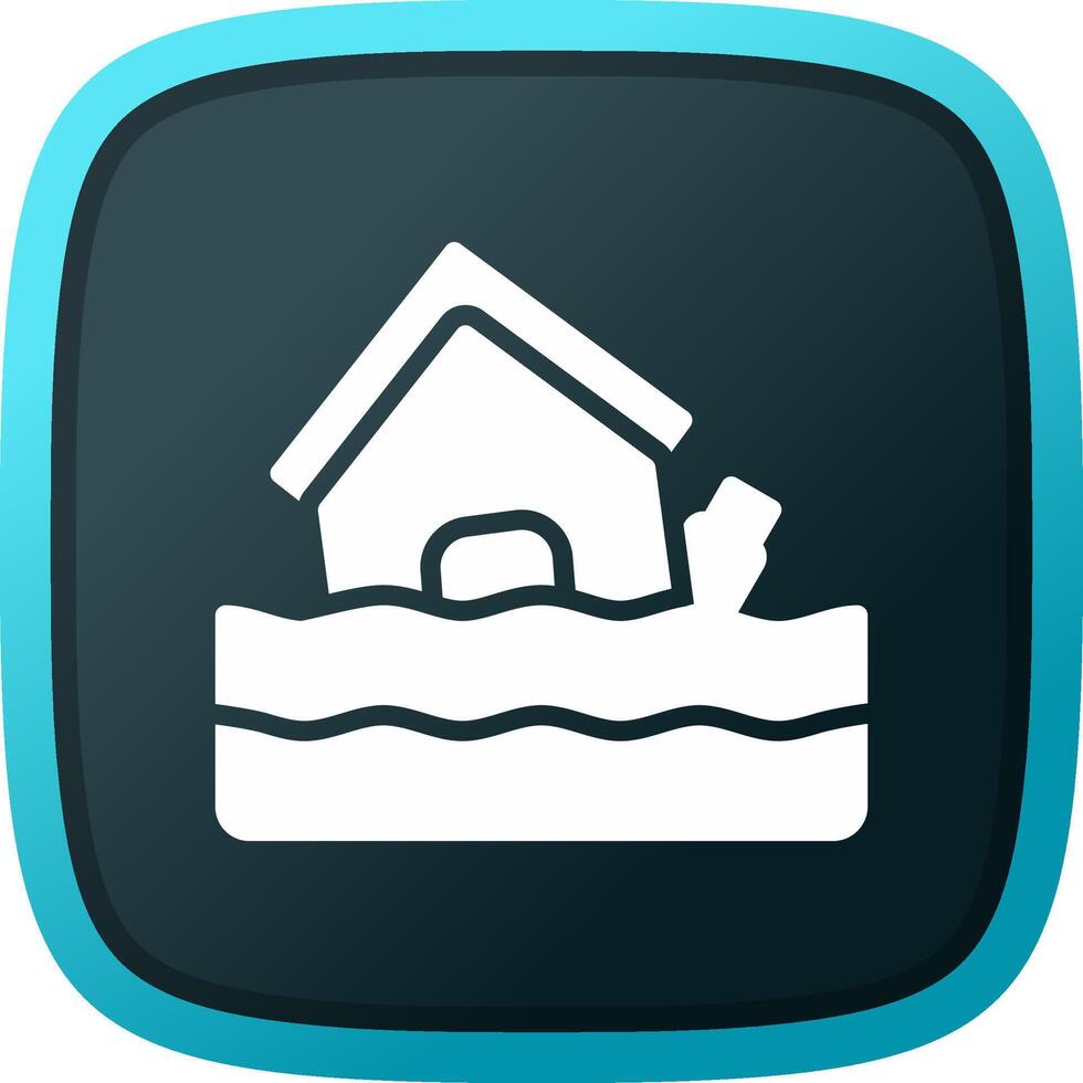 Flood Creative Icon Design vector