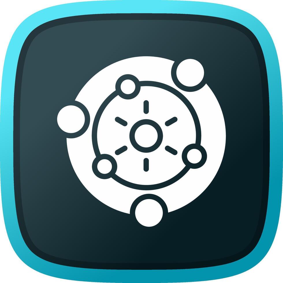 Orbit Creative Icon Design vector