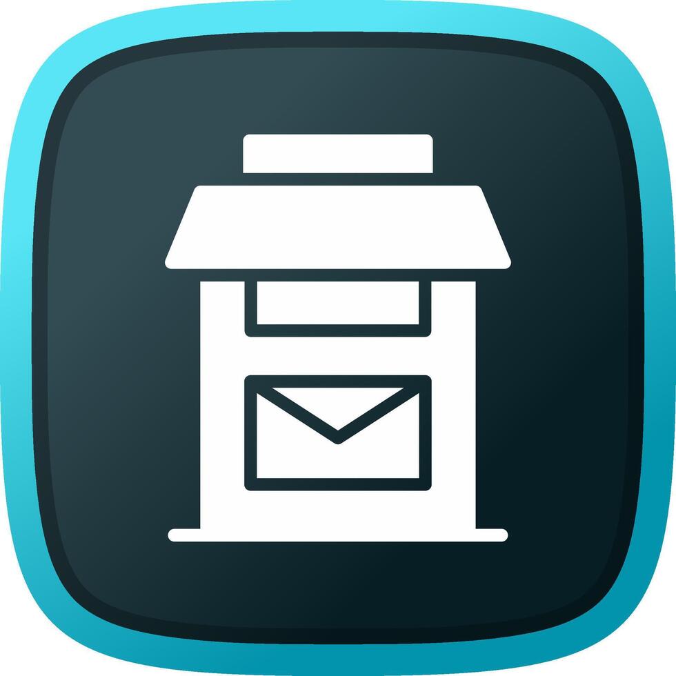 Postbox Creative Icon Design vector