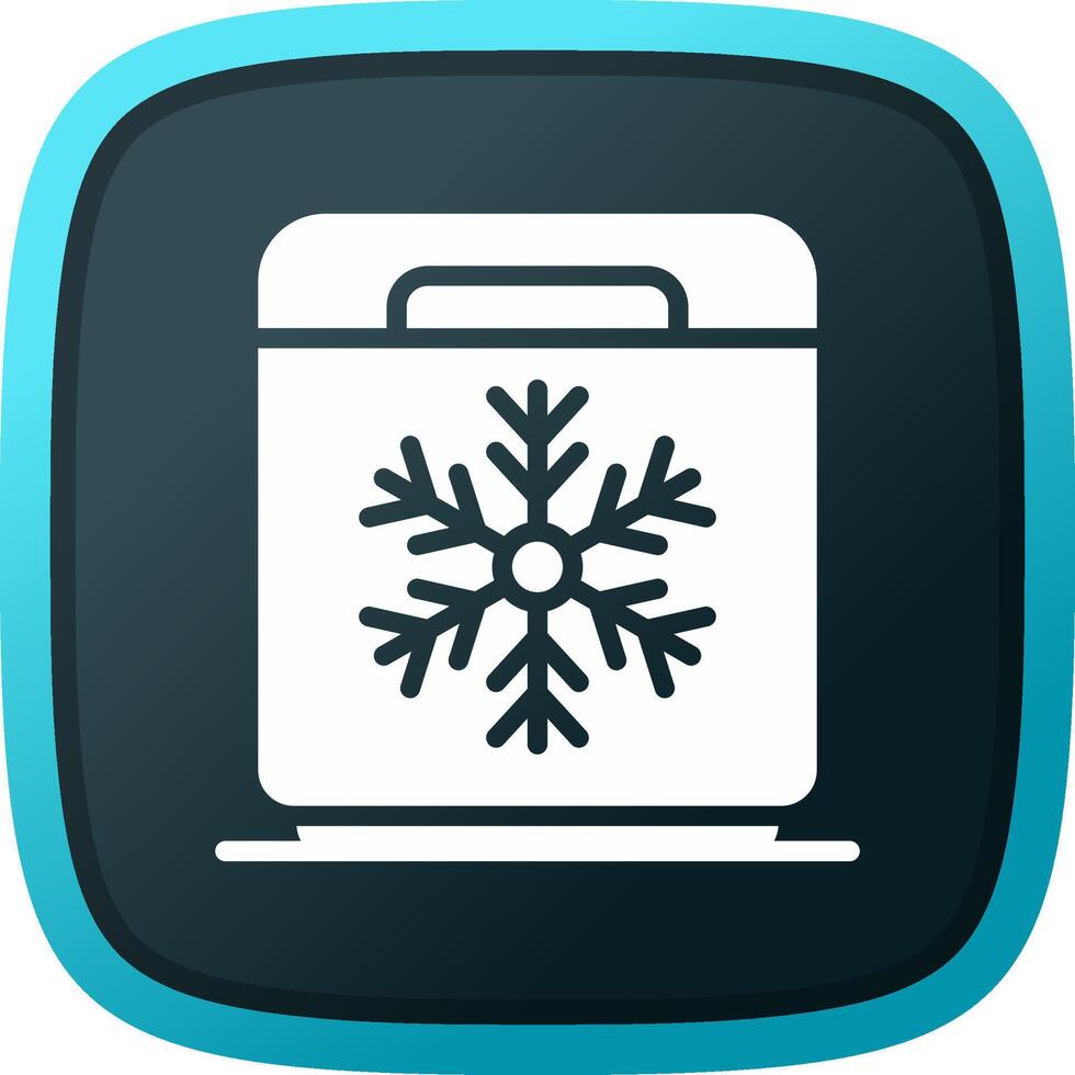 Freezer Creative Icon Design vector