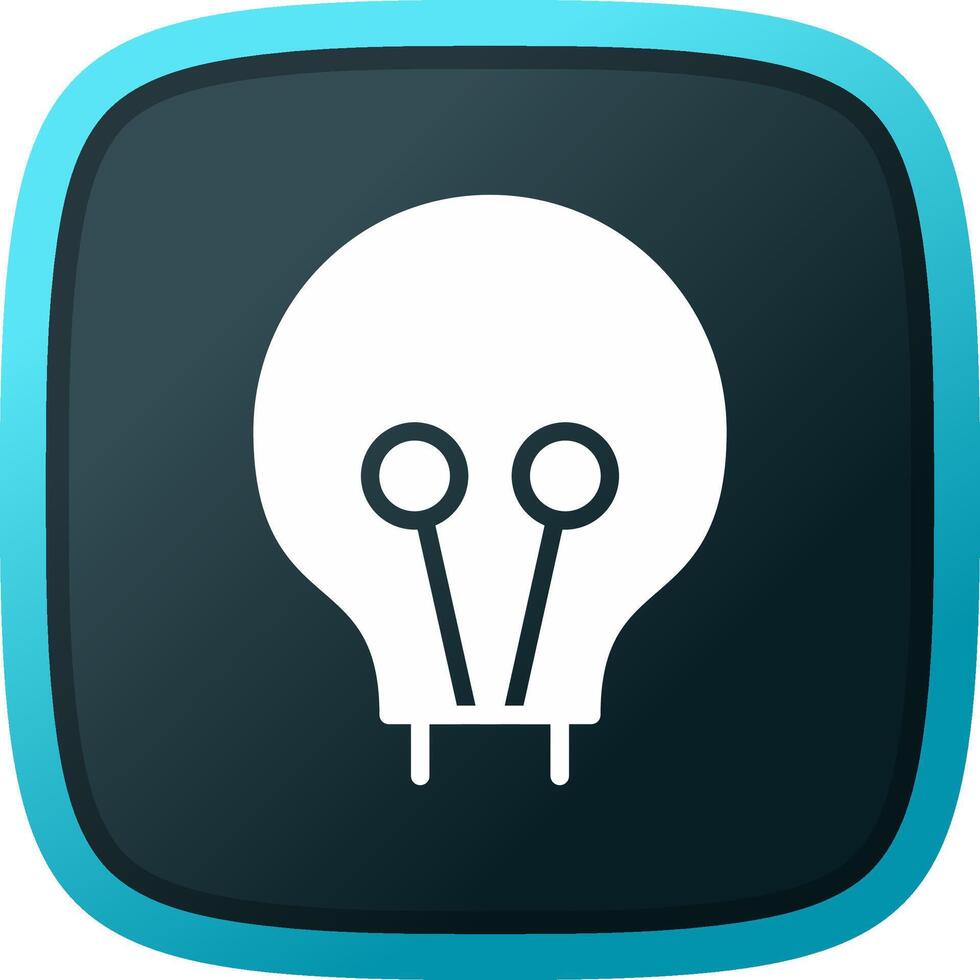 Light Bulb Creative Icon Design vector