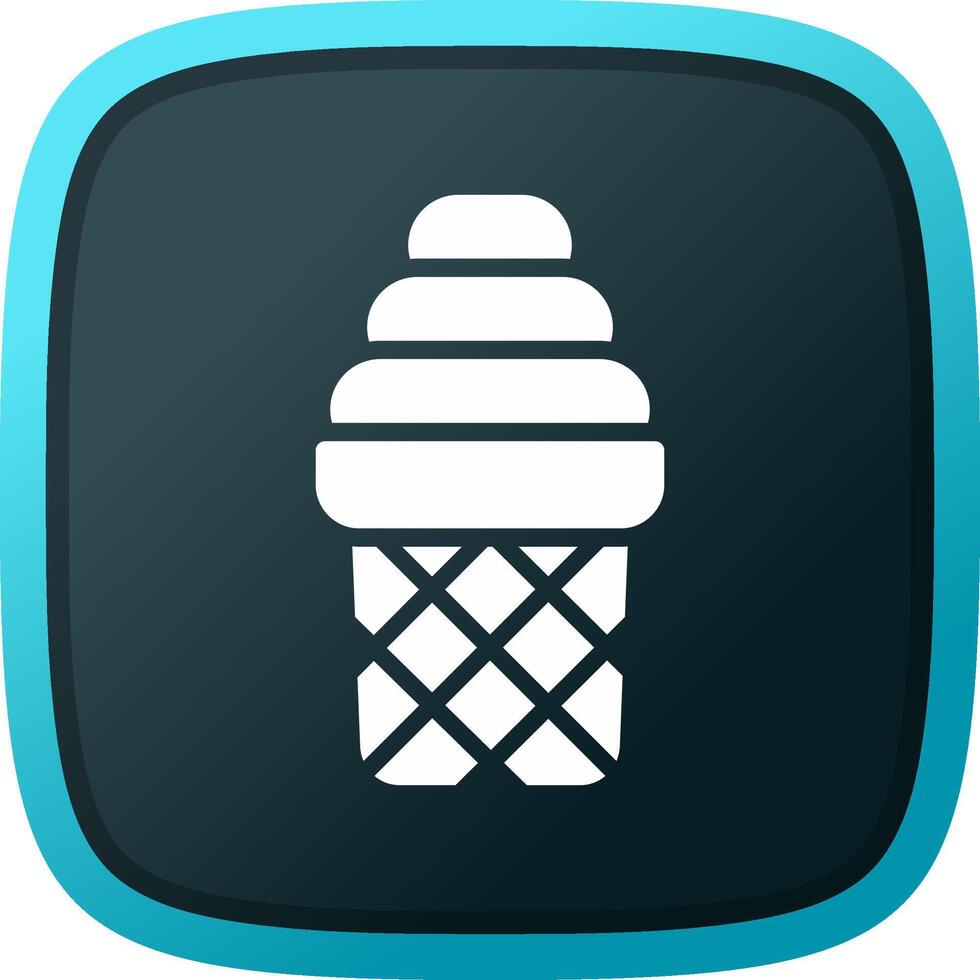 Ice Cream Creative Icon Design vector