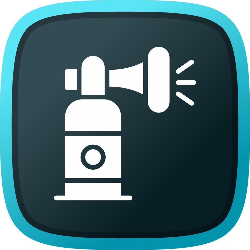 Air Horn Creative Icon Design vector