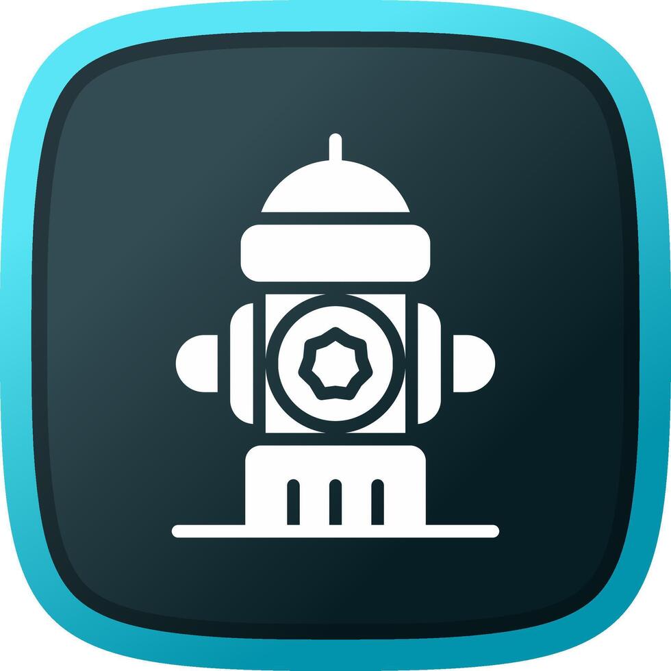 Hydrant Creative Icon Design vector