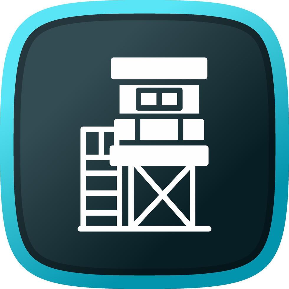 Watchtower Creative Icon Design vector