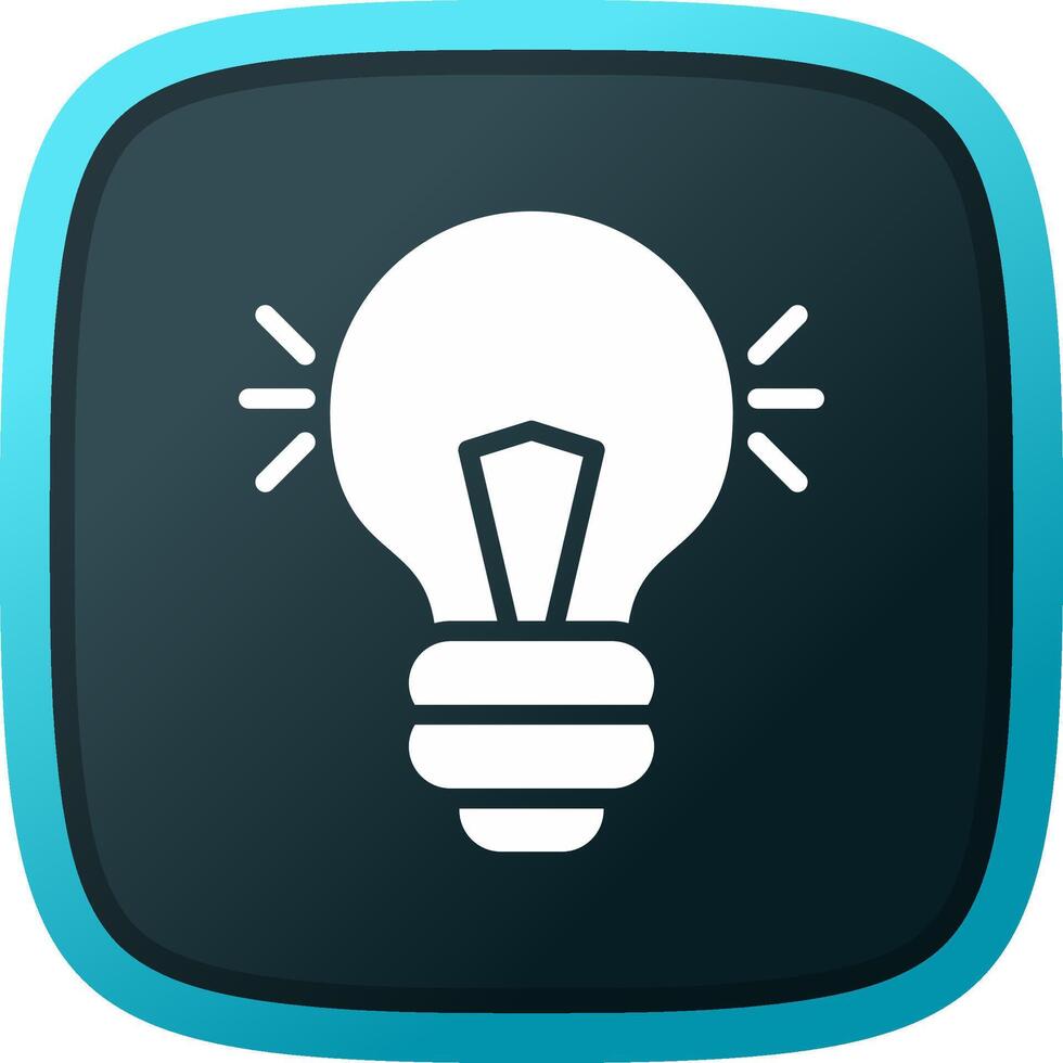 Light Bulb Creative Icon Design vector