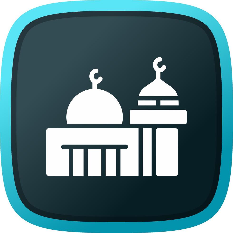 Mosque Creative Icon Design vector