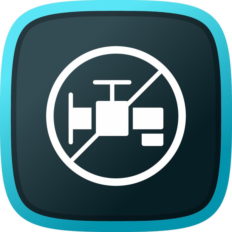 Dont Waste Water Creative Icon Design vector