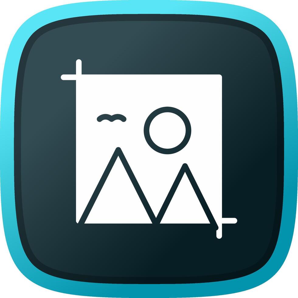 Crop Creative Icon Design vector