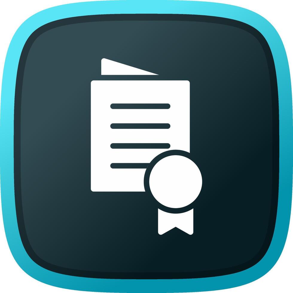 Certificate Creative Icon Design vector
